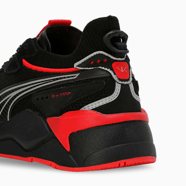 RS-XK X one8 Sneakers, PUMA Black-Ash Gray-For All Time Red, extralarge-IND