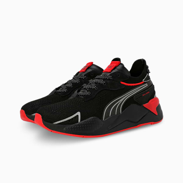 RS-XK X one8 Sneakers, PUMA Black-Ash Gray-For All Time Red, extralarge-IND