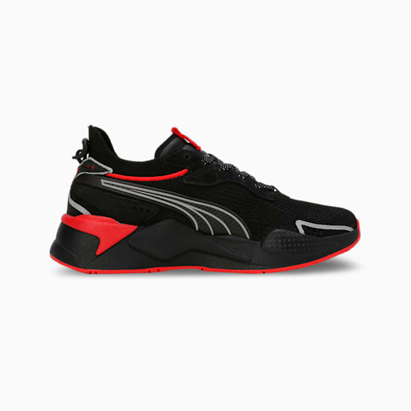 RS-XK X one8 Sneakers, PUMA Black-Ash Gray-For All Time Red, extralarge-IND