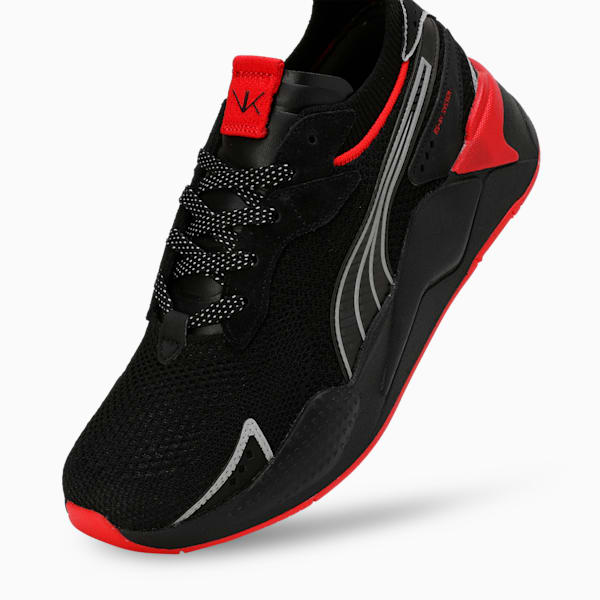 RS-XK X one8 Sneakers, PUMA Black-Ash Gray-For All Time Red, extralarge-IND
