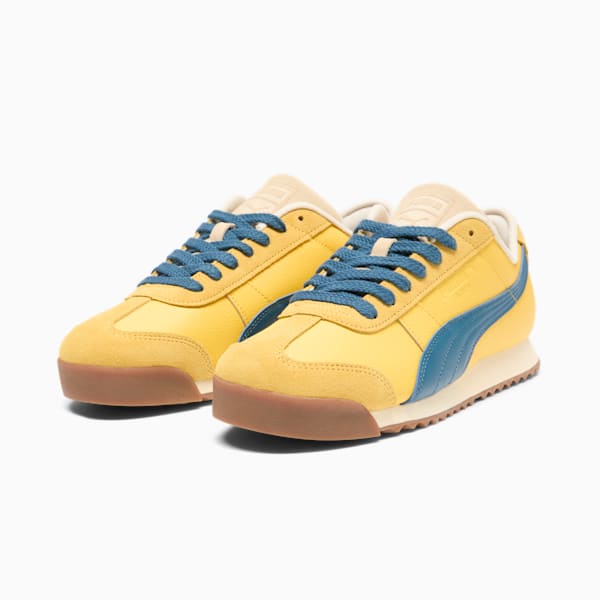 Tenis para hombre Roma Underdogs, Yellow Sizzle-Ocean Tropic-Alpine Snow, extralarge