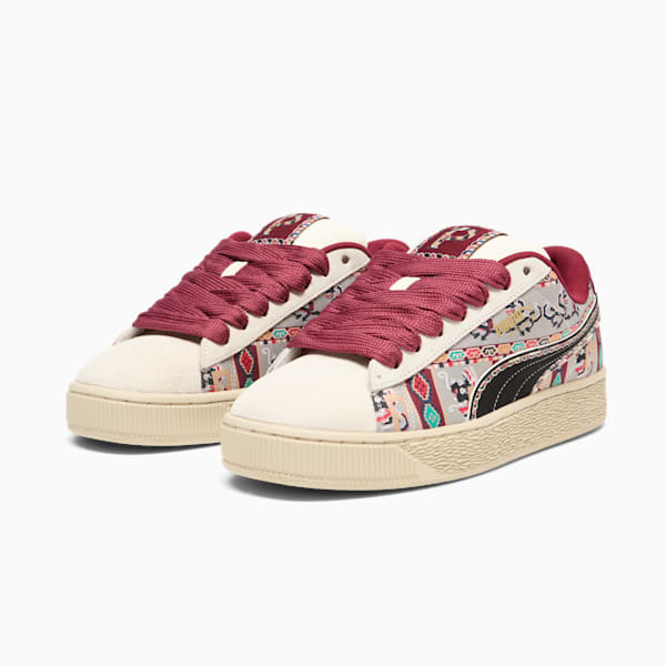Puma suede heart hombre marron hot sale