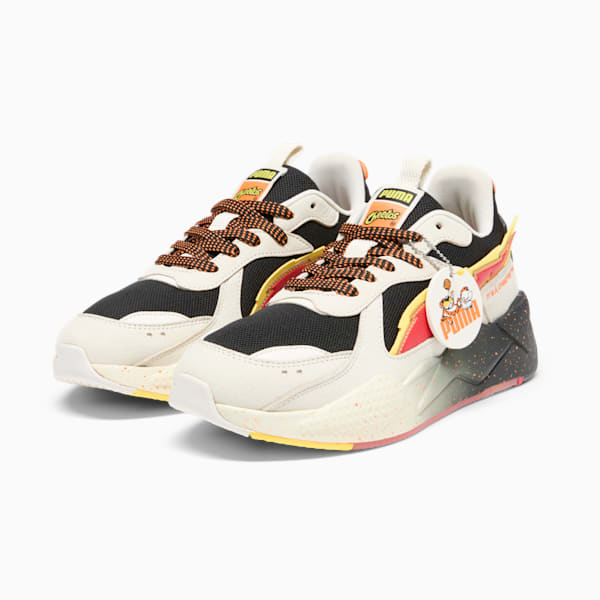 PUMA x CHEETOS® RS-X FH Men's Sneakers, Warm White-PUMA Black-Yellow Blaze-Rickie Orange, extralarge