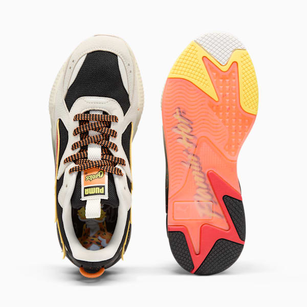 PUMA x CHEETOS® RS-X FH Men's Sneakers, Warm White-PUMA Black-Yellow Blaze-Rickie Orange, extralarge