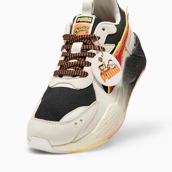 PUMA x CHEETOS® RS-X FH Men's Sneakers, Warm White-PUMA Black-Yellow Blaze-Rickie Orange, extralarge