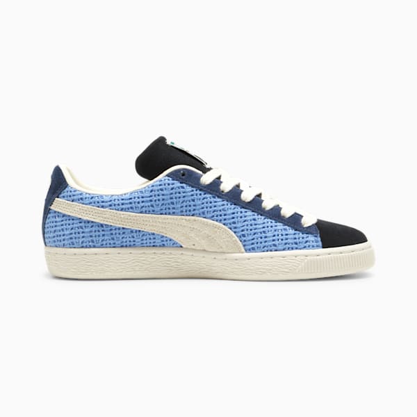 Suede Crochet Sneakers, Blue Skies-Sugared Almond, extralarge