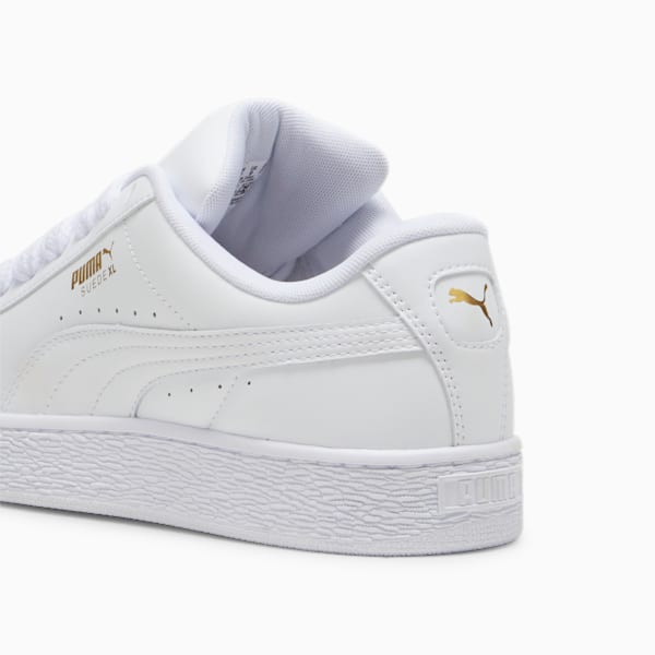 ユニセックス スウェード XL レザー スニーカー, PUMA White-Vapor Gray, extralarge-JPN