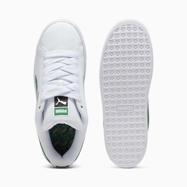 Tenis Suede XL Leather, PUMA White-Vine, extralarge