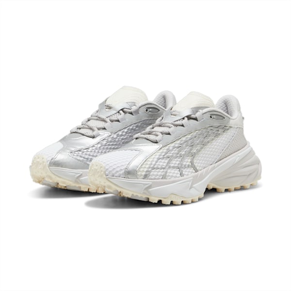 ユニセックス SPIREX スピード スニーカー, PUMA White-Feather Gray, extralarge-JPN