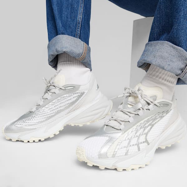 ユニセックス SPIREX スピード スニーカー, PUMA White-Feather Gray, extralarge-JPN