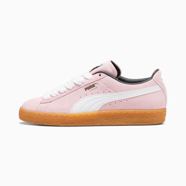 Suede Women's Sneakers, Whisp Of Pink-Gum, extralarge