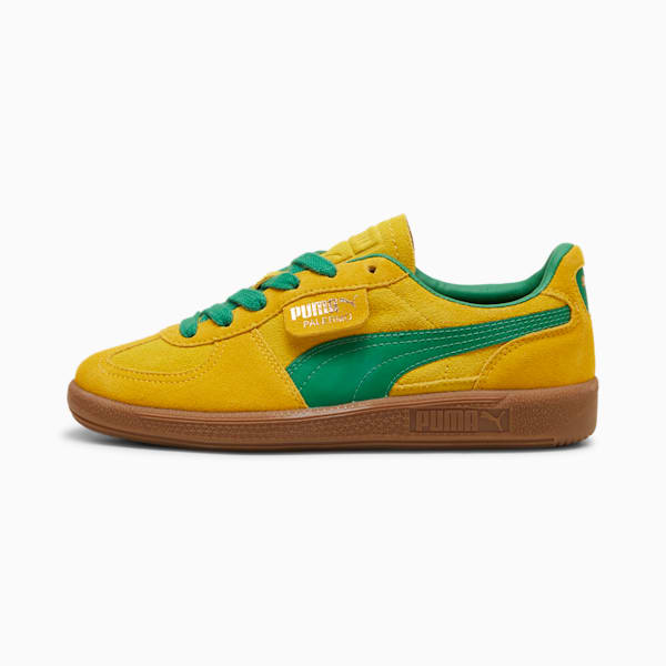 Baskets Palermo Enfant et Adolescent, Pelé Yellow-Yellow Sizzle-Archive Green, extralarge