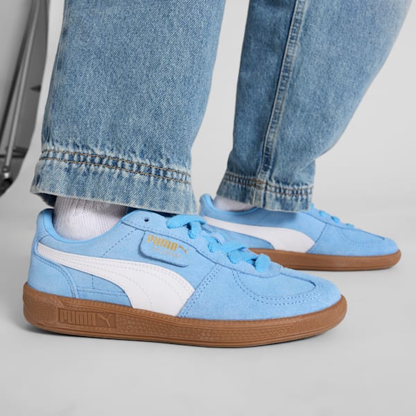 Palermo Big Kids' Sneakers, Team Light Blue-PUMA White, extralarge