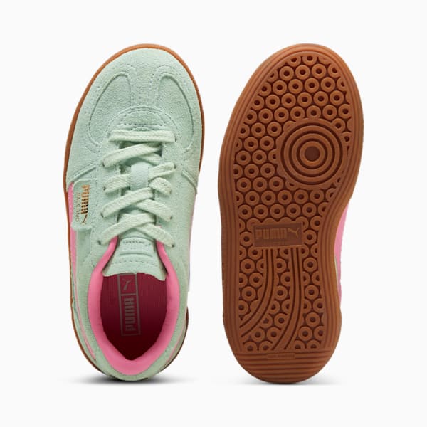 Tenis Palermo para niños, Fresh Mint-Fast Pink, extralarge