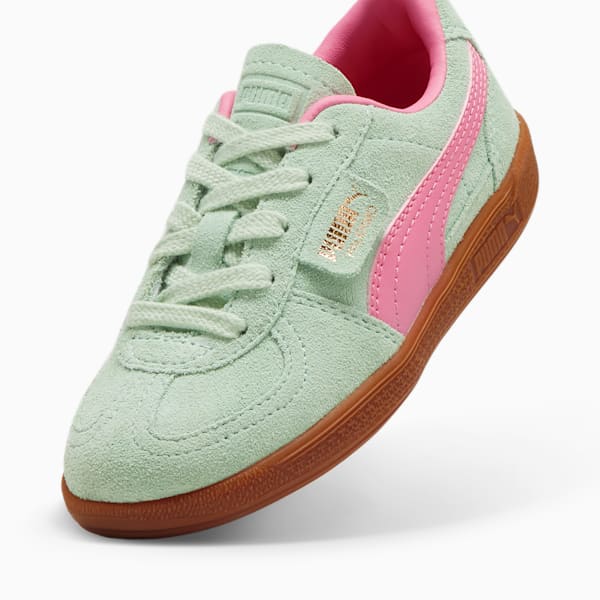 Tenis Palermo para niños, Fresh Mint-Fast Pink, extralarge