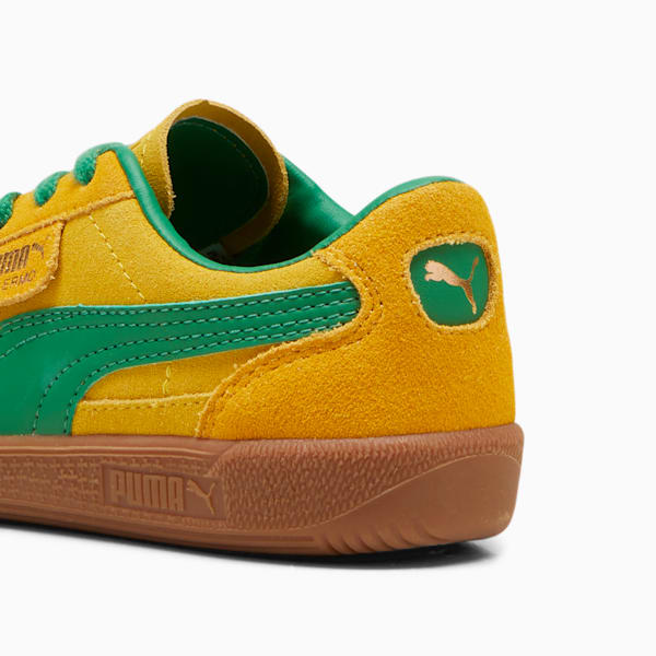 Tenis Palermo para niños, Pelé Yellow-Yellow Sizzle-Archive Green, extralarge