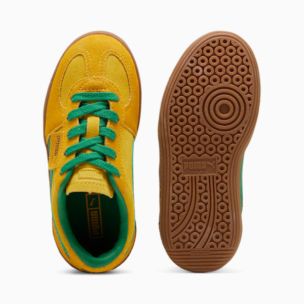 Tenis Palermo para niños, Pelé Yellow-Yellow Sizzle-Archive Green, extralarge