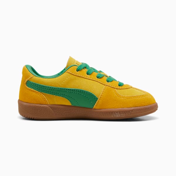 Tenis Palermo para niños, Pelé Yellow-Yellow Sizzle-Archive Green, extralarge