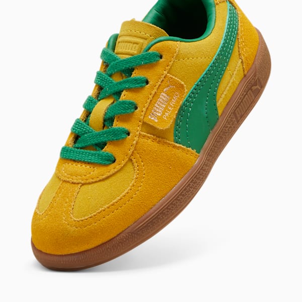 Tenis Palermo para niños, Pelé Yellow-Yellow Sizzle-Archive Green, extralarge
