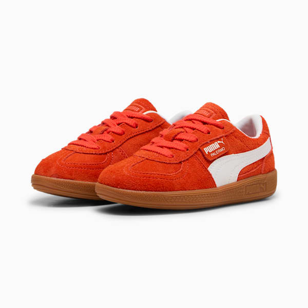 キッズ パレルモ PS スニーカー 17-21cm, Redmazing-PUMA White, extralarge-JPN