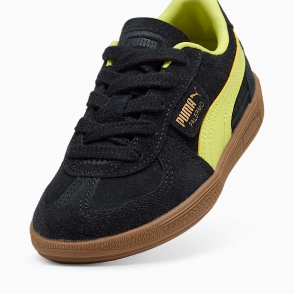 Palermo Little Kids' Sneakers, PUMA Black-Lemon Sherbert, extralarge