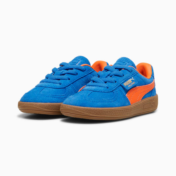 Tenis Palermo para niños, Hyperlink Blue-Flame Flicker-Gum, extralarge