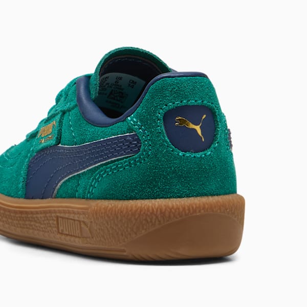 Tenis Palermo para niños, Wild Green-Persian Blue, extralarge