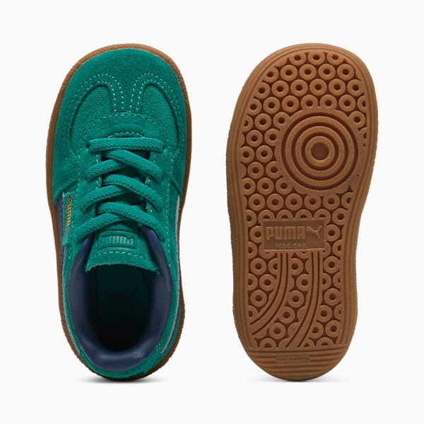 Tenis Palermo para niños, Wild Green-Persian Blue, extralarge