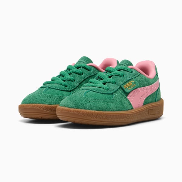 Tenis Palermo para niños, Archive Green-Pinkscape, extralarge