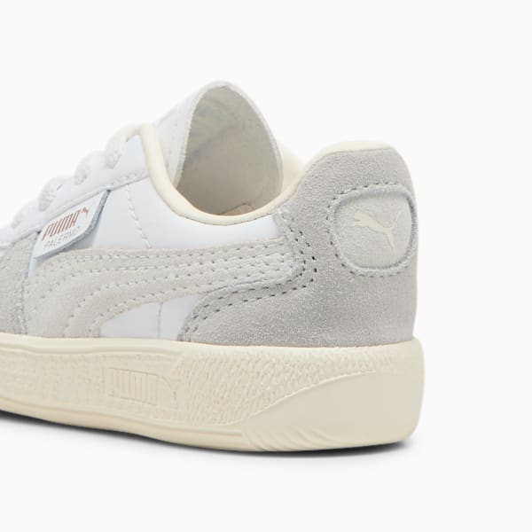 Baskets en cuir Palermo Bébé, PUMA White-Cool Light Gray-Sugared Almond, extralarge