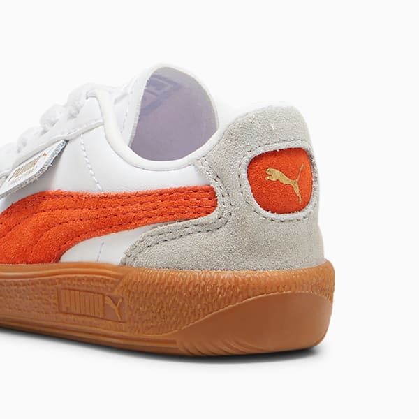 Baskets en cuir Palermo Bébé, PUMA White-Redmazing-Gum, extralarge