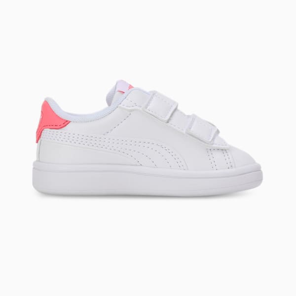 Smash 3.0 Badges Toddlers' Sneakers, PUMA White-Passionfruit, extralarge-IND