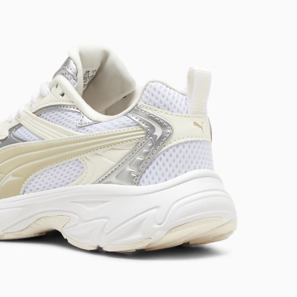 ウィメンズ プーマ モーフィック メタリック スニーカー, PUMA White-Warm White, extralarge-JPN