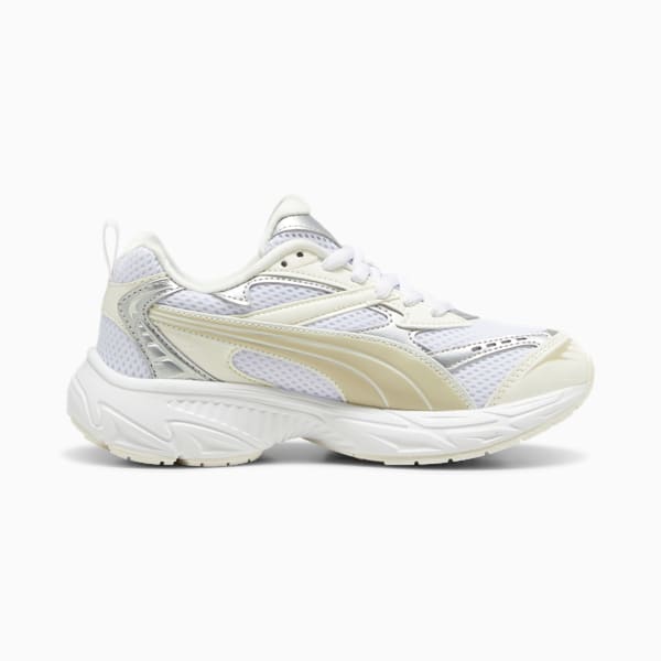 ウィメンズ プーマ モーフィック メタリック スニーカー, PUMA White-Warm White, extralarge-JPN