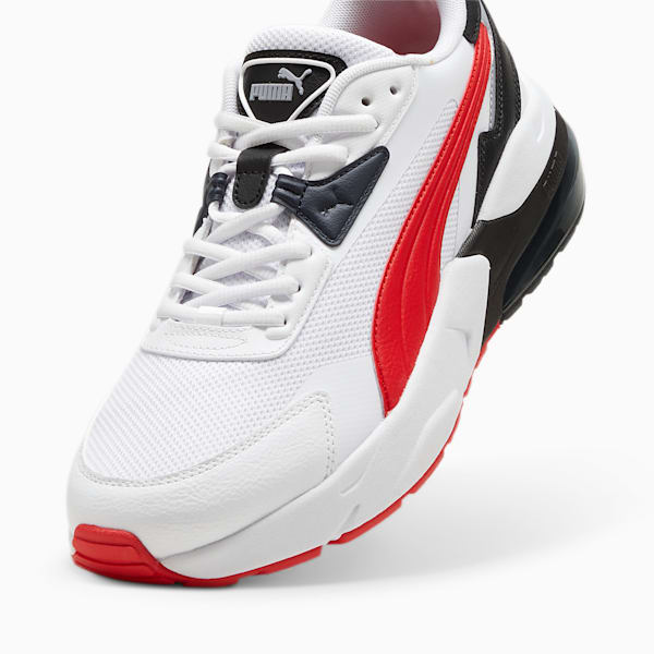 Vis2K Wide Men's Sneakers, PUMA White-For All Time Red-PUMA Black, extralarge