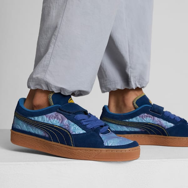 PUMA x DAZED AND CONFUSED Suede Sneakers, Persian Blue-Clyde Royal-Blissful Blue, extralarge