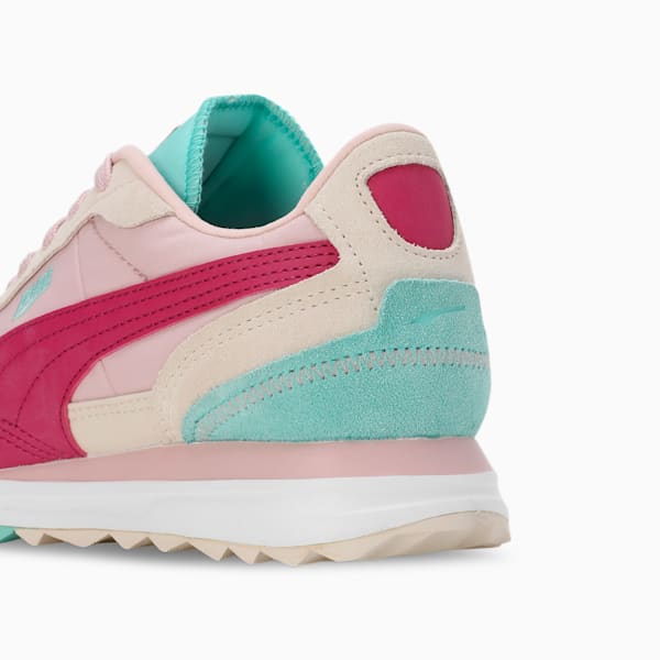 Road Rider Suede Sneakers, Mauve Mist-Magenta Gleam, extralarge-IND