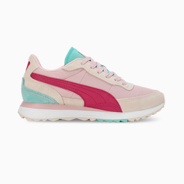 Road Rider Suede Sneakers, Mauve Mist-Magenta Gleam, extralarge-IND