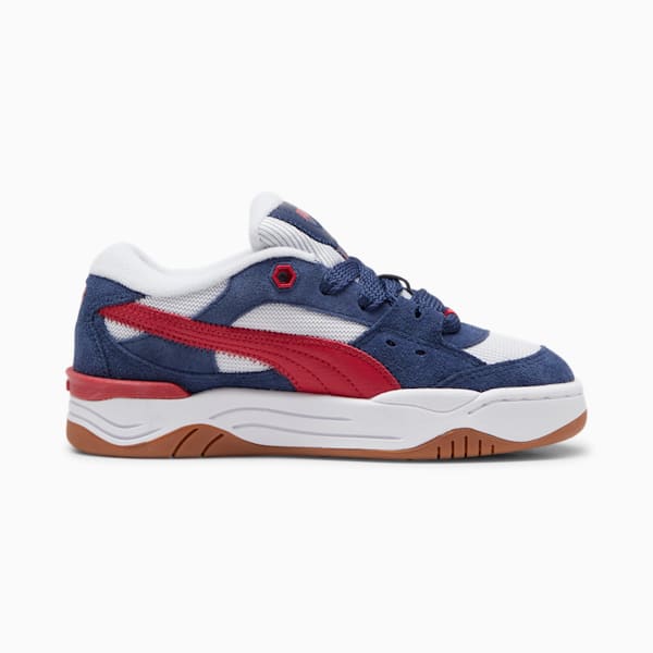 Tenis para niño PUMA-180 Texture, Club Navy-Silver Mist, extralarge