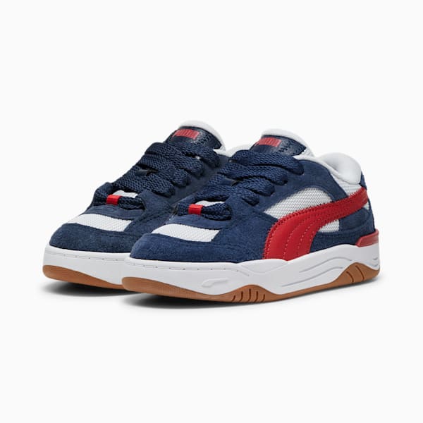 Tenis para niño Puma-180, Club Navy-Silver Mist, extralarge