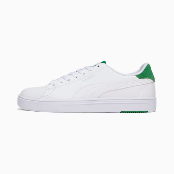 Sneakers Serve Pro Lite Femme, Puma White-Puma White-Amazon Green-Puma Silver, extralarge