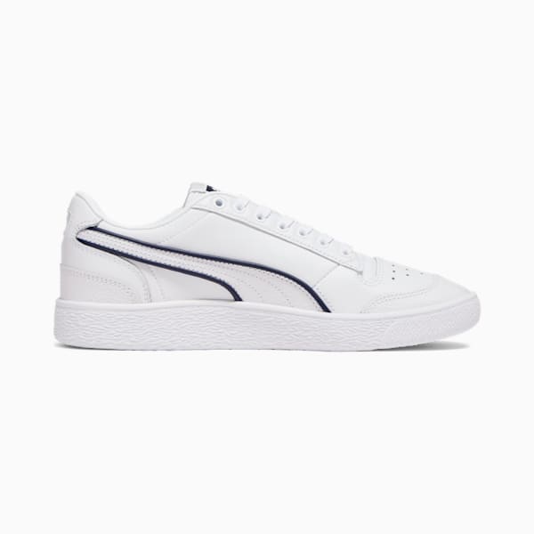 Tenis para hombre PUMA x TMC Ralph Sampson All Star, PUMA White-PUMA Navy-PUMA Silver, extralarge