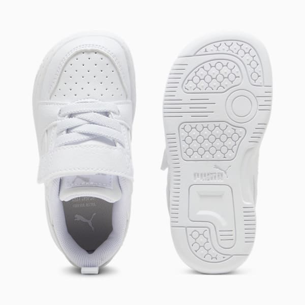 PUMA Rebound v6 Lo Toddlers' Sneakers, PUMA White-Cool Light Gray, extralarge