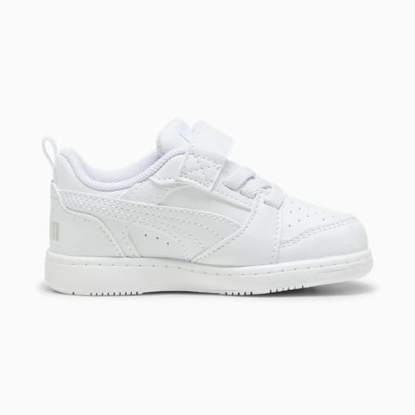 PUMA Rebound v6 Lo Toddlers' Sneakers, PUMA White-Cool Light Gray, extralarge