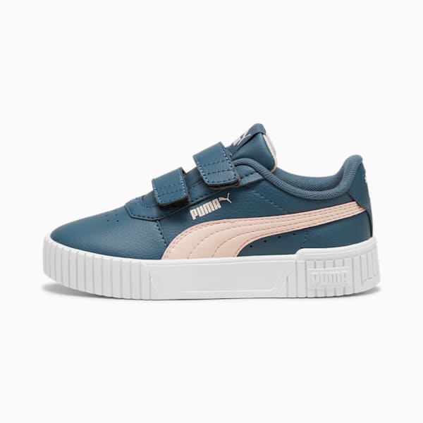 Tenis para niñas Carina 2.0 V, Gray Skies-Island Pink, extralarge