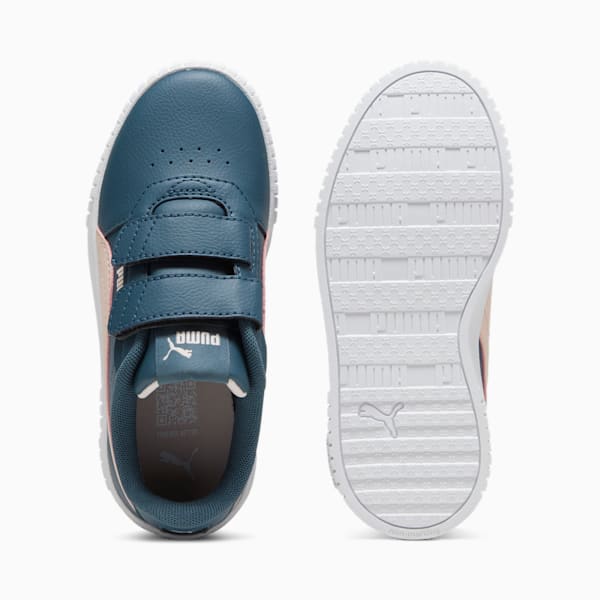 Tenis para niñas Carina 2.0 V, Gray Skies-Island Pink, extralarge