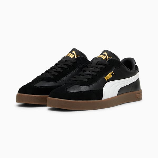 ユニセックス プーマ クラブ II  エラ スニーカー, PUMA Black-PUMA White-PUMA Gold, extralarge-JPN
