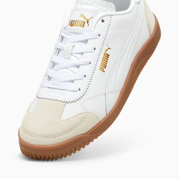 Sneakers PUMA Club 5v5 Suede Homme, Alpine Snow-PUMA White-PUMA Gold, extralarge