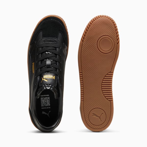 Tenis para hombre PUMA Club 5v5 Lux, PUMA Black-PUMA Black-PUMA Gold, extralarge