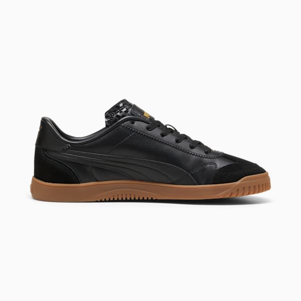 Tenis para hombre PUMA Club 5v5 Lux, PUMA Black-PUMA Black-PUMA Gold, extralarge